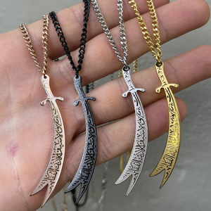 316l Acier Inoxydable À La Mode Hazarat Imam <span class=keywords><strong>Ali</strong></span> Collier Étanche Populaire <span class=keywords><strong>Ya</strong></span> <span class=keywords><strong>Ali</strong></span> Collier Islamique Bijoux - Product Image 1