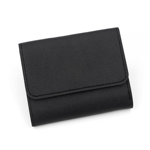 Monedero pequeño de cuero PU con logotipo personalizado, tarjeta de identificación, tarjeta bancaria, monedero, carteras plegables para mujeres y mujeres - Product Image 6