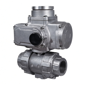 Vanne à bille électrique COVNA PVC UPVC Ip68 3 pouces Dn80 4 pouces, vanne motorisée pour air, gaz, liquide, eau, pour l'industrie alimentaire, produits chimiques - Product Image 3