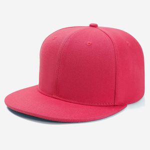 Casquette Snapback à Visière Plate Personnalisable – Vente en Gros, Style Urbain Streetwear Hip Hop, Réglable, Unie, Type Papa, Casquette Trucker, Couvre-chef - Product Image 2