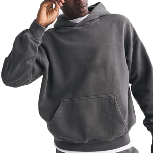 Sweat à capuche pour homme à bas prix, vente en gros, sweats à capuche en coton pur, sweats à capuche tricotés personnalisés avec logo pour homme - Product Image 4