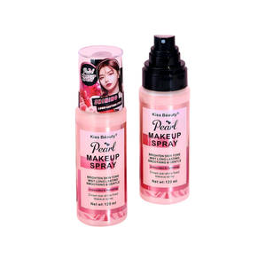 Kiss Beauty 120mL <span class=keywords><strong>Peach</strong></span> Scented Pearl Make up Fix Setting Spray Antioxidante e Hidratante Maquillaje Fix Spray Mist Finish - Product Image 5