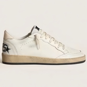 High Quality Vintage Dirty Wash Style Shoes Super <b>Star</b> Leather Casual Sneakers <b>Star</b> Design Unisex Walking Shoes - Product Image 5