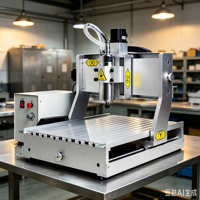 Fresadora CNC 3020Z de 1.5KW con VFD y Enfriamiento por Agua, 3/4 Ejes, Husillo de Bolas, para Madera y Metal