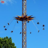 Manège à chute libre mini pour parc d'attractions, équipement de divertissement, machine de jeux de carnaval à vendre