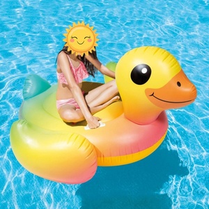 Pato Gigante Inflable para Piscina, Isla Flotante, Animal Acuático Inflable, Flotador de Voleibol Inflable para Piscina - Product Image 3