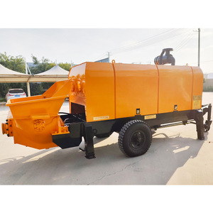 Concrete <b>Pump</b> <b>Small</b> Diesel Secondary Structure <b>Pump</b> 60m Vertical 100m Horizontal Easy Maintenance - Product Image 2