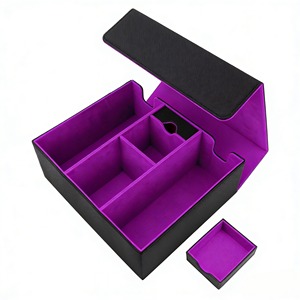 Organizador de Cartas y Caja de Almacenamiento Resistente para 5 Mazos/2200+ Cartas Modelo T992 para TCG Three Kingdoms Kill, Ideal para Regalo - Product Image 6