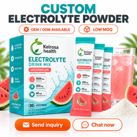 Poudre d'électrolytes sans sucre, zéro calorie, mélange de poudre de boisson électrolytique, supplément nutritionnel sportif