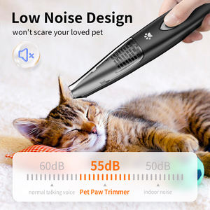 Kit de aseo para mascotas a prueba de agua, cortapelos inalámbrico de bajo ruido para perros y gatos, Kit de aspiradora para aseo de mascotas - Product Image 4