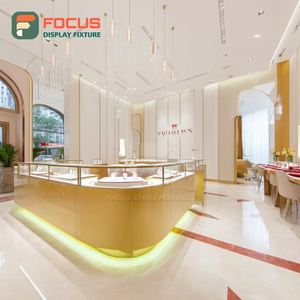 Custom Jewelry Store Interior Display Polished Surface Jewelry Shop Display Counter - Product Image 2