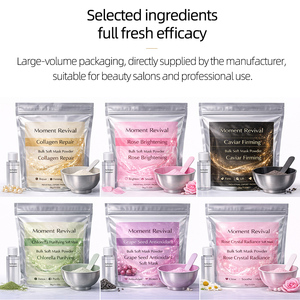 ชุดผงมาส์กหน้า OEM 7 สูตร คอลลาเจน คาเวียร์ กุหลาบ คลอเรลล่า องุ่น คาโมมายล์ ผงมาส์กแห้งสำหรับทำพอกหน้า รับผลิตแบรนด์ส่วนตัว ขายส่ง - Product Image 3