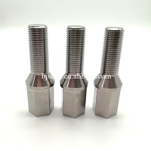 Gr5 Lớp 5 Titan Bánh Xe <span class=keywords><strong>Lug</strong></span> Bolt Cho Xe Đua M12 M14 Hex Đầu Đồng Bằng Kết Thúc - Product Image 5