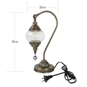 Türkische DIY Eisen Mosaik Tisch lampe mit LED mediterranem Design für Eltern-Kind-Aktivitäten - Product Image 6