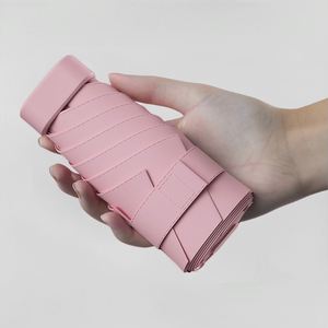 Wholesale Auto-Foldable Mini UV <b>Windproof</b> 3-Folding <b>Umbrella</b> Logo Printed Polyester Design for Children Promotional Low Price - Product Image 4