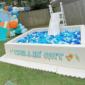 Grand toboggan intérieur/extérieur pour les événements scolaires Bassin à billes transparent blanc populaire <span class=keywords><strong>XL</strong></span> Location Soft Play Ball Pits Party Event - Product Image 2