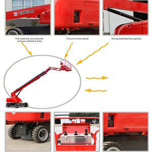 Plataforma Elevadora Eléctrica Ever Star de 28 Metros, Altura de Trabajo de 18 Metros, Carrocería Estrecha, Uso en Interiores, Tracción en las 4 Ruedas - Product Image 2