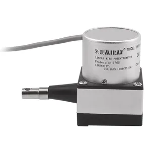 MIRAN MPS-XS-R gamme 100mm ~ 1000mm, encodeur de fil de traction, capteur de déplacement de câble métallique, potentiomètre de fil en acier inoxydable