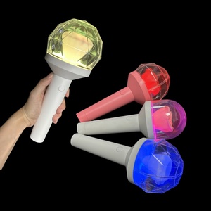 Kpop Custom Light Stick LED Hand Light 15 colores Control remoto Decoraciones para fiestas Idol Support Acrílico Patrón Logo Glow Plastic - Product Image 4