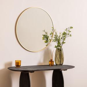 Espejo Metálico ALICE DIAM. 70CM NATURAL - Product Image 1