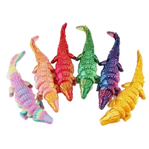 Modelo de Cocodrilo Impreso en 3D, Hecho a Medida en Fábrica, Articulado, Creativo, Juguete Antiestrés, Animal Decorativo - Product Image 5