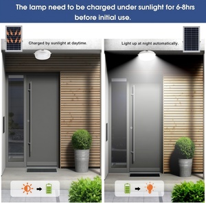Plafonnier <span class=keywords><strong>LED</strong></span> Solaire Extérieur/Intérieur Télécommandé 50W-200W IP44/IP65/IP67 Construction Aluminium+PC Garantie 3 Ans Dimmable pour la Maison - Product Image 5