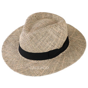 หมวกทรงแบนราบามาคาวบอยหมวกทรงเฟโดร่าสำหรับผู้หญิงหมวกแฟชั่นผ้ายีนส์ผ้าแพรแข็งกระดาษ - Product Image 1