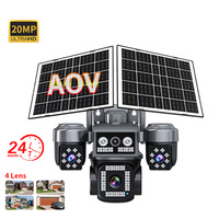 Produsen Kamera PTZ Outdoor 360 Derajat Tahan Air Tenaga Surya 4G 20MP Murah Q405-4G untuk Olahraga di Cuaca Hujan