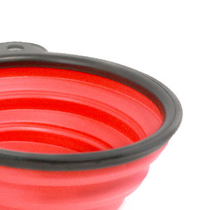 Gamelle pour animaux de compagnie écologique en TPR, 13*7.5*5.5cm, pliable, en forme de bouteille, pour chats, voyage, silicone solide, accès à l'eau pratique - Product Image 4