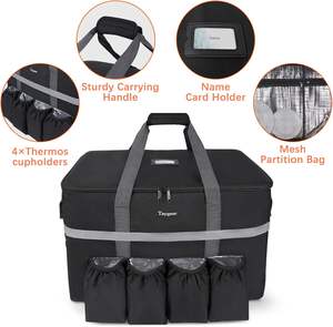 Free Sample Insulated Food <b>Delivery</b> <b>Bag</b> for Pizza Catering Restaurant Cookouts Moisture Free <b>Delivery</b> Insulated <b>Bag</b> - Product Image 6