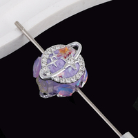 Boule d'argile en céramique pleine de strass, perle percée avec trou droit, accessoire de collier porte-clés de téléphone portable bricolage