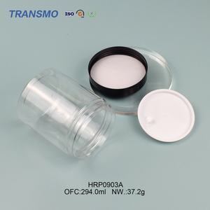 Vente en gros d'usine, bouchon à vis transparent, 200 ml, forme ronde, contenants pour soins de la peau, pots de crème cosmétique, emballage de crème pour les mains - Product Image 4