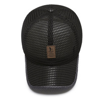 Vente en gros de pare-soleil vierge à 6 panneaux réglable pour hommes casquette de baseball respirante classique hip-hop à bord incurvé