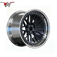 Jantes en alliage forgé tuning low stance pour le marché secondaire, concaves profondes, multi-branches, à lèvre rivetée, 5*120 pour Volvo S90 Alfa Romeo Giulia