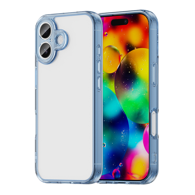 Four Corner  Soft Border Tpu Acrylic Yellow Resistance Material Mobile Phone protection case for iphone 17