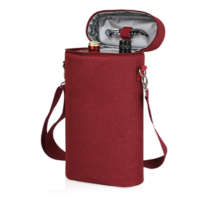Fashion Polyester Leakproof <b>Insulated</b> Wine <b>Cooler</b> Tote <b>Bag</b> with Shoulder Strap for Travel - Product Image 2