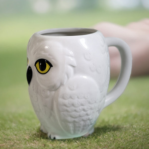 Tasse à <span class=keywords><strong>café</strong></span> en céramique hibou, modèle animalier, ornement magique - Product Image 2