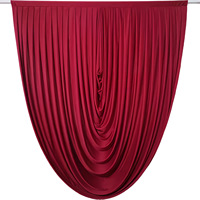 Kain Tulle Polyester Premium Modern Anti Kusut untuk Tirai Swag Dekorasi Latar Belakang Pesta Pernikahan, Perjamuan, dan Ulang Tahun