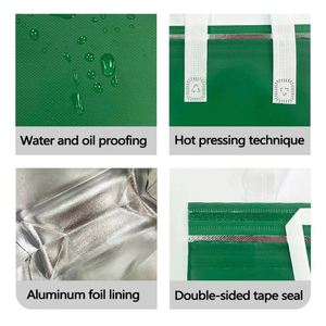 Wholesale Custom Logo Eco-Friendly Reusable Cooler Bags Thermal Insulation for Cake Wine Drink Insulated Cool Storage Solution - Product Image 4