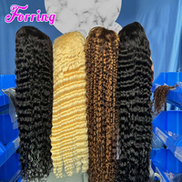 100% Rambut Asli Brasil Virgin Human Hair Burmese Curly Hd Full Lace Front Human Hair Wig Transparent Lace Frontal Wig untuk Wanita Kulit Hitam