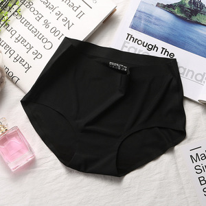 Braguitas Triangulares de Malla de Seda Helada Sin Costuras Transpirables de Cintura Media para <span class=keywords><strong>Mujer</strong></span>, de Alta Elasticidad, Adhesivas y de Secado Rápido - Precio al por Mayor - Product Image 6