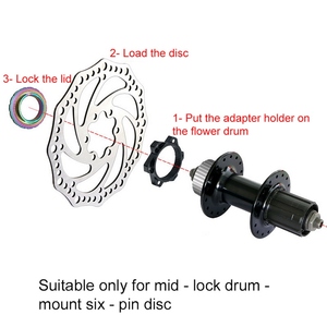 <span class=keywords><strong>Centerlock</strong></span> Adaptateur 6 trous Conversion de verrouillage central <span class=keywords><strong>Disque</strong></span> de frein 6 trous 6 boulons - Product Image 4