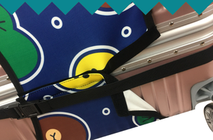 Housse de valise en tissu de coton, housse de valise promotionnelle en spandex, housse de valise de 18 à 32 pouces avec impression de logo - Product Image 4