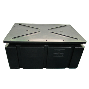 Ponton flottant en plastique, pontons en plastique, réservoir de flottabilité en plastique noir utilisé pour le quai - Product Image 1