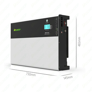 Batería de Litio para Sistema de Almacenamiento de Energía Solar Doméstico de 5KWh/10KWh, 51.2V 200Ah, Ciclo Profundo, Comunicación CAN - Product Image 2