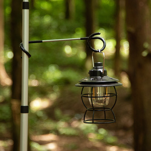 Gancho para linterna de acampada al aire libre, gancho doble de Metal, colgador de luz portátil para tienda de campaña de 27cm, para uso en exteriores - Product Image 4