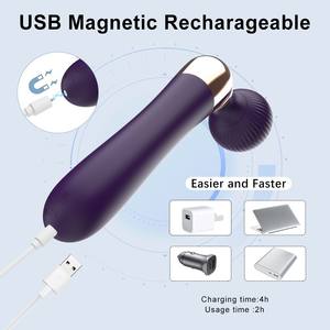 Manshi Curved <b>Vibrator</b> 10 Frequency Strong <b>Vibration</b> USB <b>Rechargeable</b> Sexual Wellness Toy for Adult Use - Product Image 4