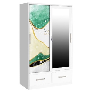 Armoire et placard en acier de haute qualité avec fonctionnalités d'almira et miroir - Product Image 1
