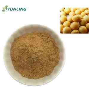 Poudre d'extrait <span class=keywords><strong>de</strong></span> <span class=keywords><strong>soja</strong></span> <span class=keywords><strong>de</strong></span> qualité alimentaire fournie par le fabricant, isoflavone <span class=keywords><strong>de</strong></span> <span class=keywords><strong>soja</strong></span> 40% - Product Image 1