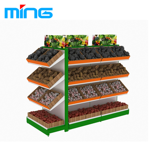 Gondola Logam Penjualan Langsung dari Pabrik untuk Rak Buah dan Sayuran - Product Image 2